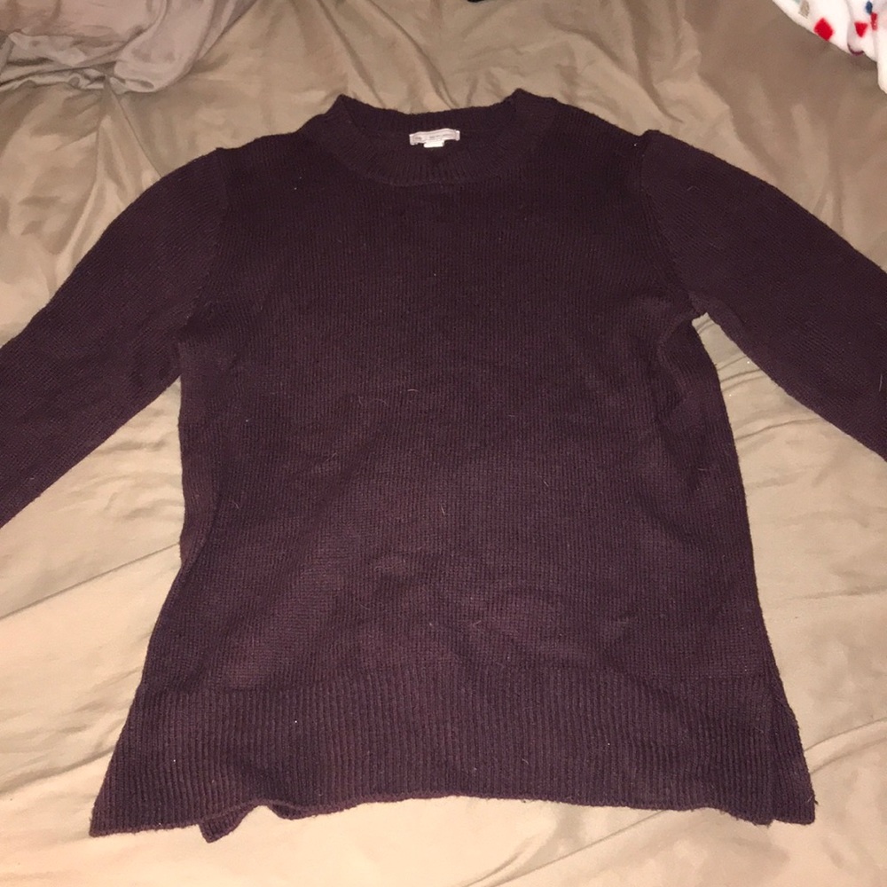 Long sleeve burgundy sweater